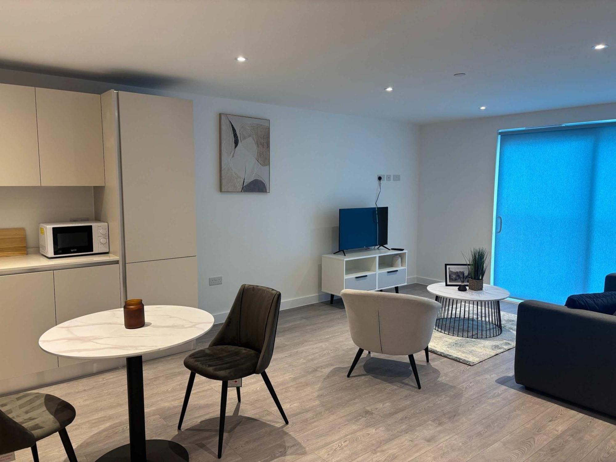 Stylish 1-bedroom Sleep 3 In * Birmingham